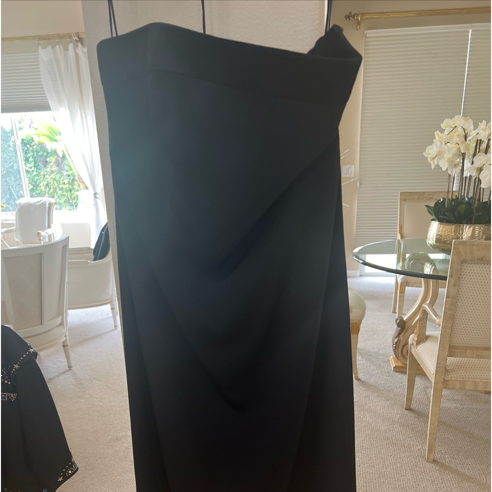 Escada couture strapless dress